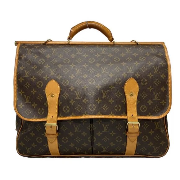 LOUIS VUITTON Hunting Bag Monogram  Boston Bag Monogram Canvas 703-122124 - Picture 2 of 14